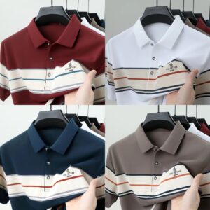 2025 High End Brand Summer Short Sleeve Men's Polo Shirt