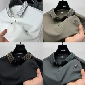 High-end brand short sleeve men's POLO T-shirt