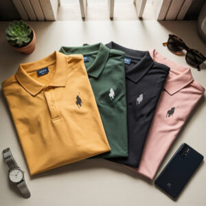 Classic Charm – Polo T-Shirt (Pack of 4)
